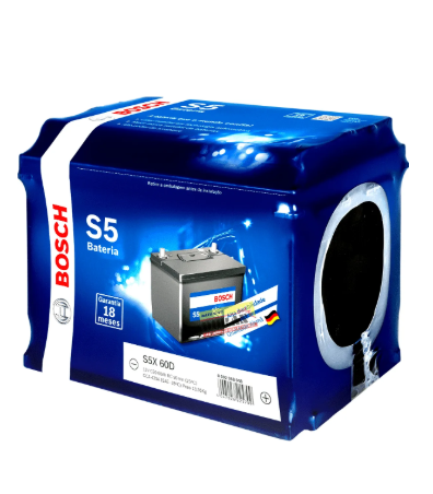 Bateria Bosch Automotiva 60ah Selada Cca 425ah 60ah Flex Direito - Compatível com Chevrolet Agile 2011